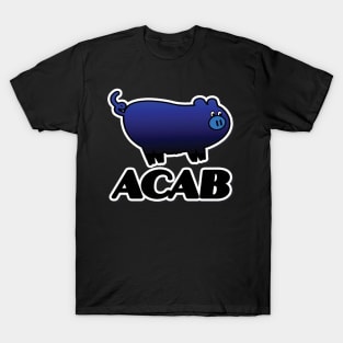 ACAB- blue & black T-Shirt